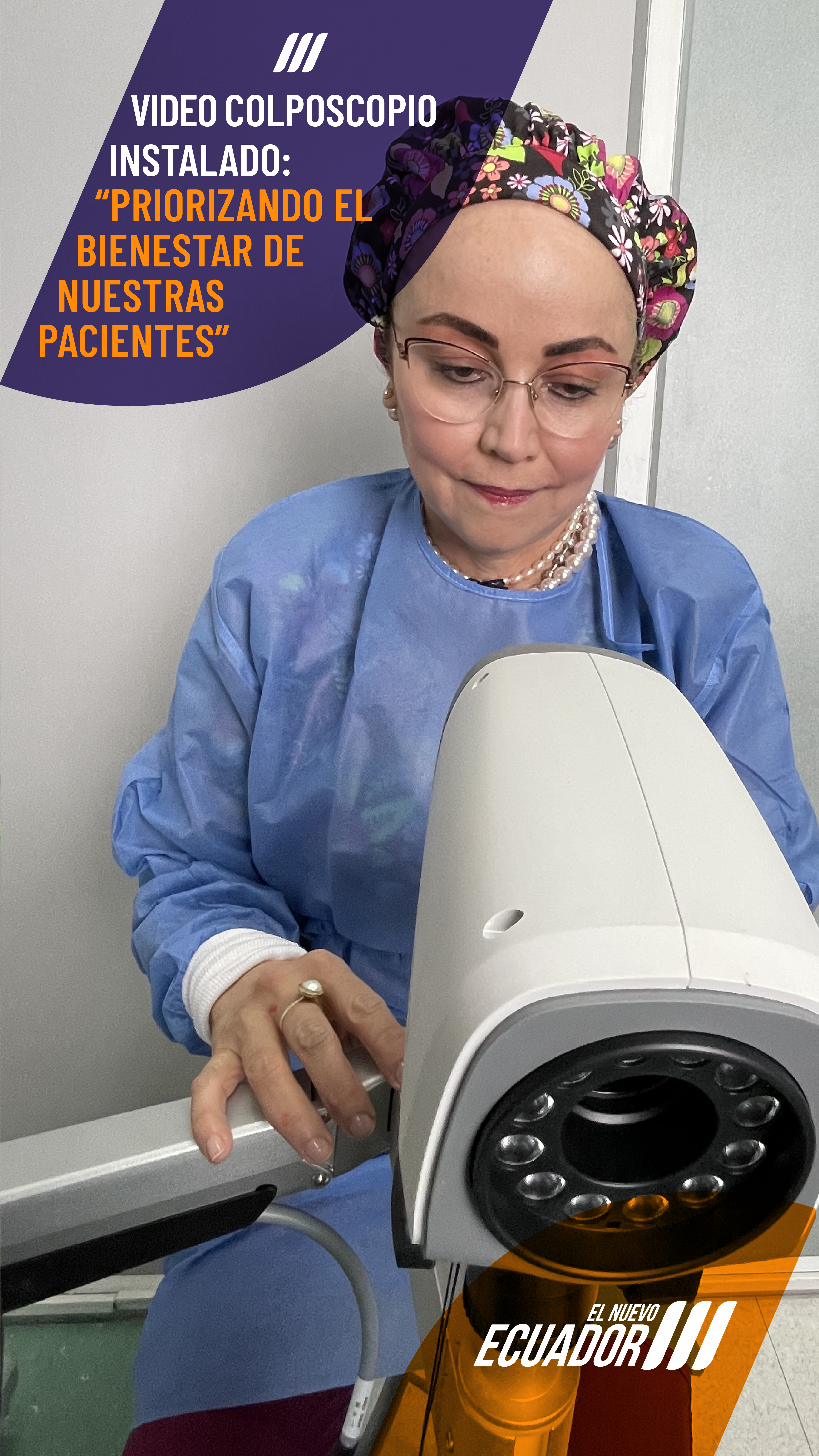 Nuevo video colposcopio en servicio de la comunidad.