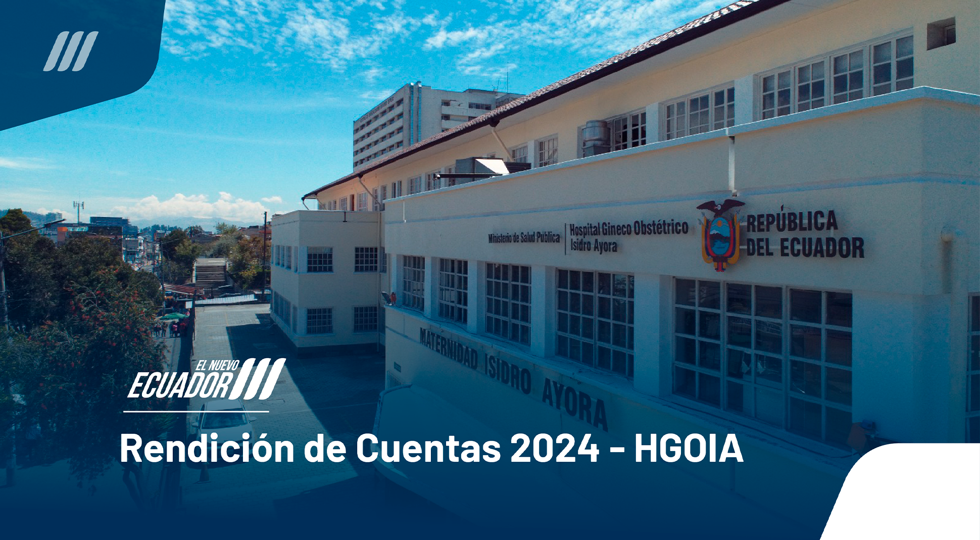 Rendición de Cuentas 2024 Hospital Gineco Obstétrico Isidro Ayora